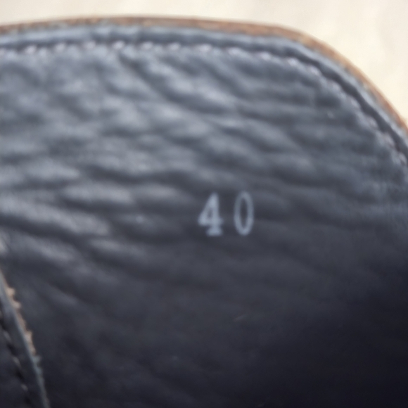 Rag & Bone Harrow Dark Brown Leather Ankle Boots Size 40 EU 9 US - Picture 11 of 12